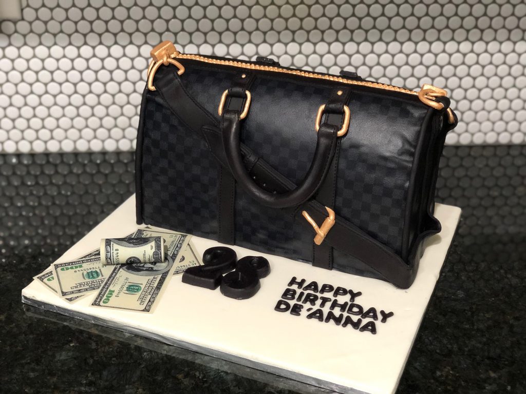 Louis Vuitton Duffle Bag Cake